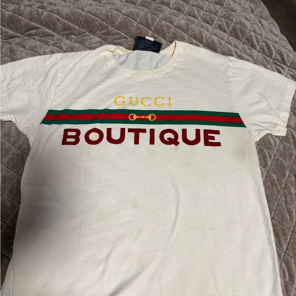 Gucci Cream Boutique Men's Tee